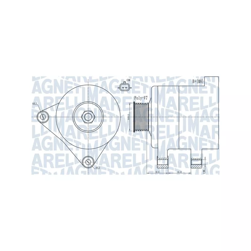 Alternateur MAGNETI MARELLI 063731936010
