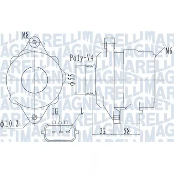 Alternateur MAGNETI MARELLI