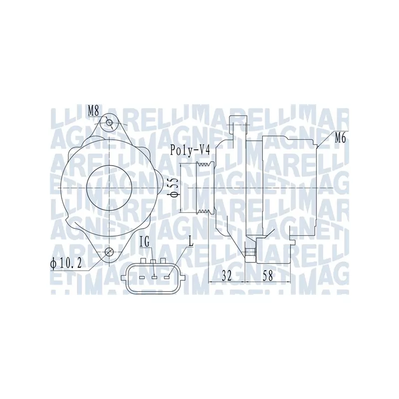 Alternateur MAGNETI MARELLI 063731943010