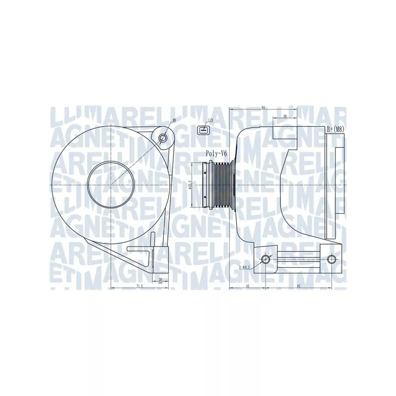 Alternateur MAGNETI MARELLI 063731988010
