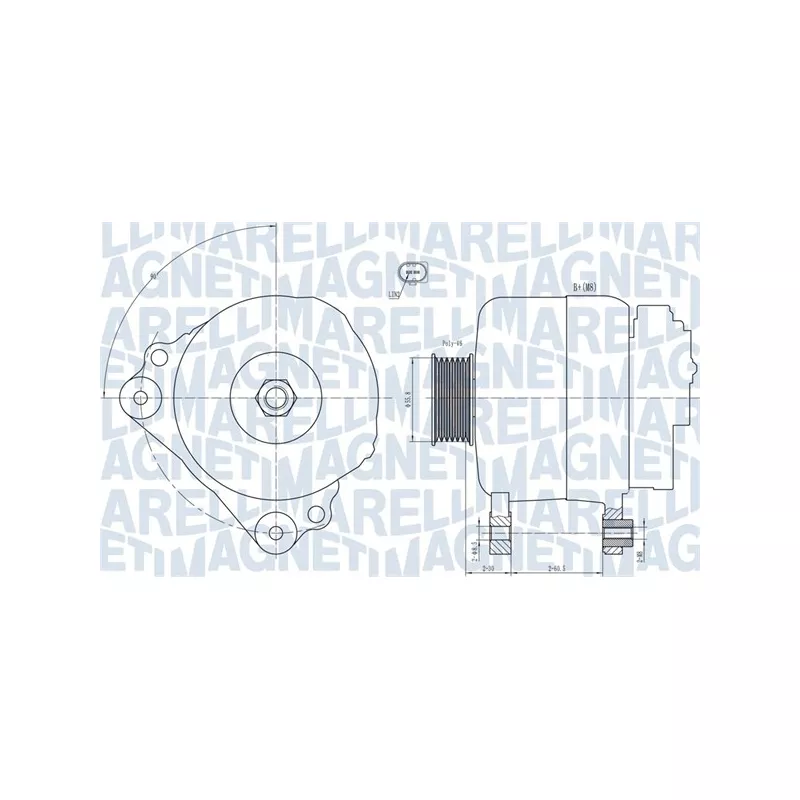 Alternateur MAGNETI MARELLI 063731992010