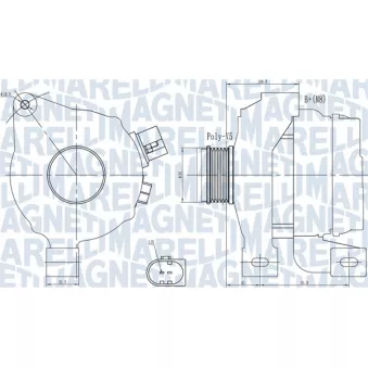 Alternateur MAGNETI MARELLI