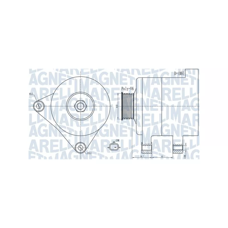Alternateur MAGNETI MARELLI 063732003010