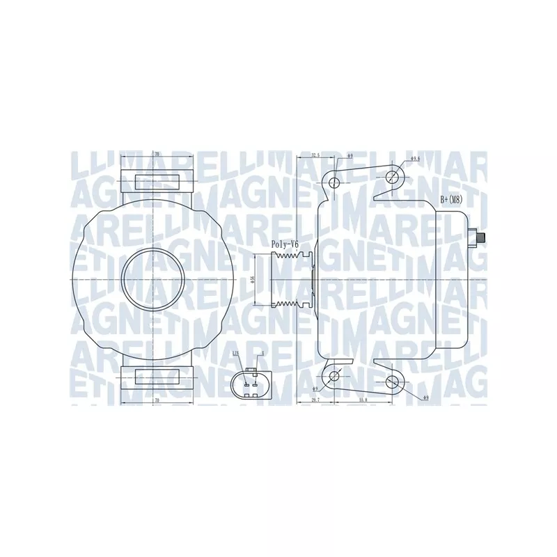 Alternateur MAGNETI MARELLI 063732007010