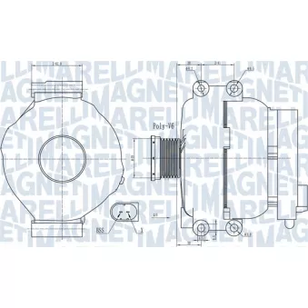 Alternateur MAGNETI MARELLI 063732009010