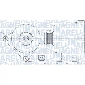 Alternateur MAGNETI MARELLI