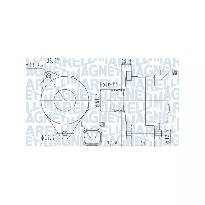 Alternateur MAGNETI MARELLI 063732016010