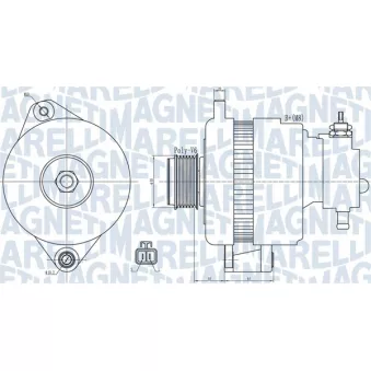 Alternateur MAGNETI MARELLI 063732018010