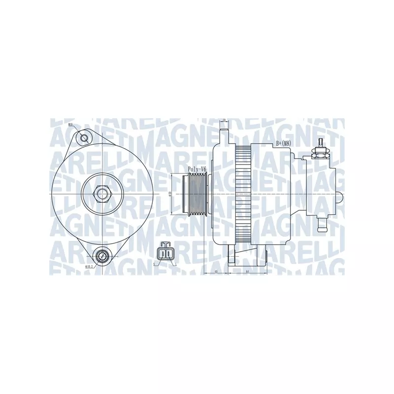 Alternateur MAGNETI MARELLI 063732018010