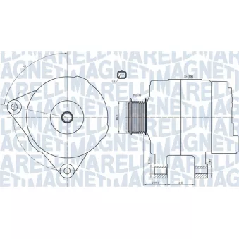 Alternateur MAGNETI MARELLI 063732033010
