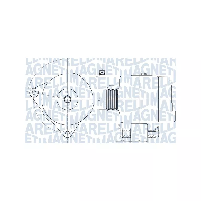 Alternateur MAGNETI MARELLI 063732033010