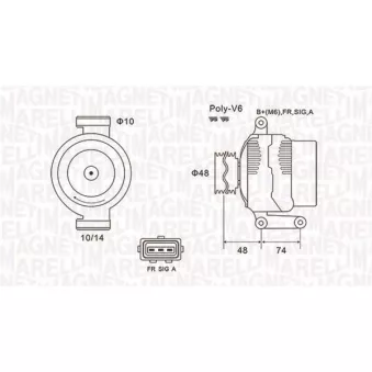 Alternateur MAGNETI MARELLI