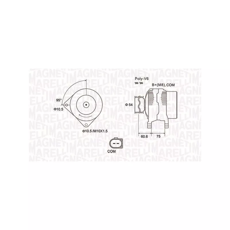 Alternateur MAGNETI MARELLI 063732051010