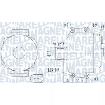 Alternateur MAGNETI MARELLI 063732055010