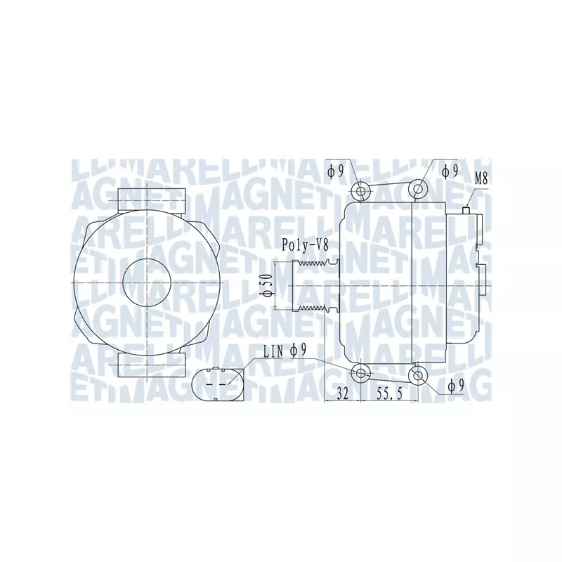 Alternateur MAGNETI MARELLI 063732055010