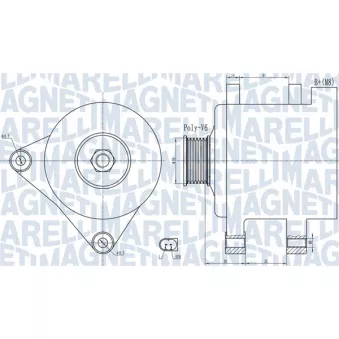 Alternateur MAGNETI MARELLI 063732056010