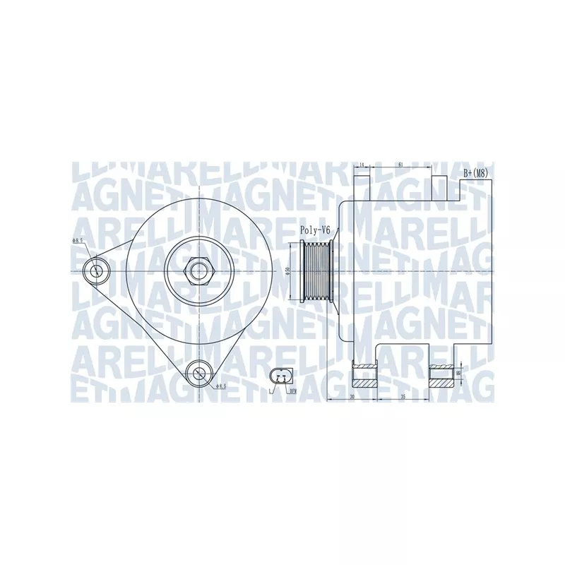 Alternateur MAGNETI MARELLI 063732056010