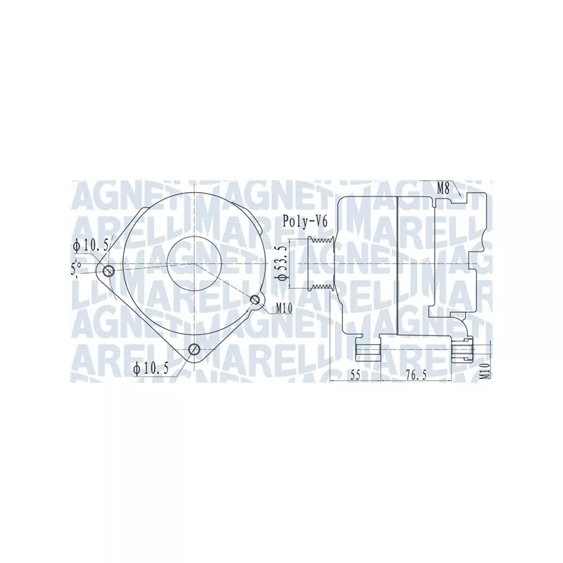 Alternateur MAGNETI MARELLI 063732095010