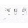 Moteur d'essuie-glace MAGNETI MARELLI 064300415010 - Visuel 2