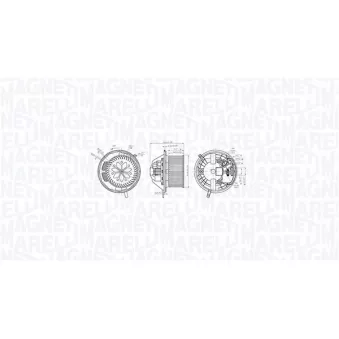 Pulseur d'air habitacle MAGNETI MARELLI 069412760010