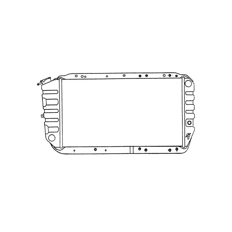 Radiateur, refroidissement du moteur NRF 505042