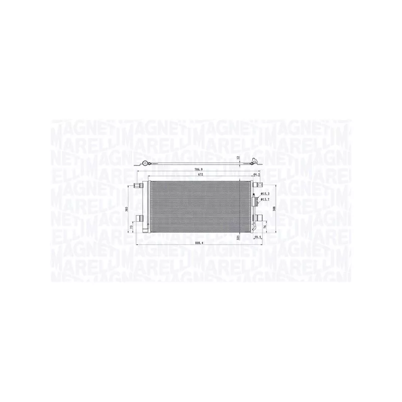 Condenseur, climatisation MAGNETI MARELLI 350203104600