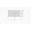 Condenseur, climatisation MAGNETI MARELLI 350203731000 - Visuel 2