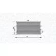 Condenseur, climatisation MAGNETI MARELLI 350203740000 - Visuel 2