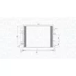 Condenseur, climatisation MAGNETI MARELLI 350203773000 - Visuel 2