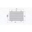 Condenseur, climatisation MAGNETI MARELLI 350203784000 - Visuel 2
