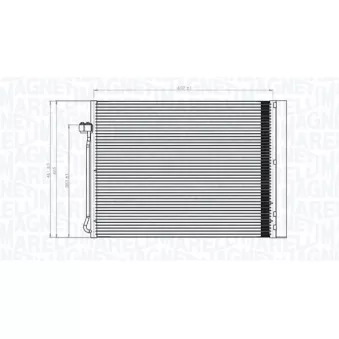 Condenseur, climatisation MAGNETI MARELLI 350203795000
