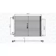 Condenseur, climatisation MAGNETI MARELLI 350203823000 - Visuel 1