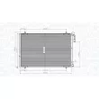 Condenseur, climatisation MAGNETI MARELLI 350203825000 - Visuel 1
