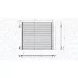 Condenseur, climatisation MAGNETI MARELLI 350203832000 - Visuel 1