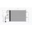 Condenseur, climatisation MAGNETI MARELLI 350203844000 - Visuel 1