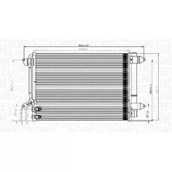 Condenseur, climatisation MAGNETI MARELLI