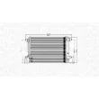 Condenseur, climatisation MAGNETI MARELLI 350203845000 - Visuel 2