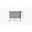 Condenseur, climatisation MAGNETI MARELLI 350203850000 - Visuel 1