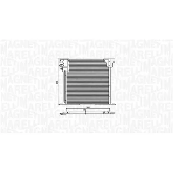 Condenseur, climatisation MAGNETI MARELLI