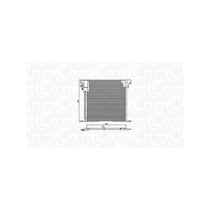 Condenseur, climatisation MAGNETI MARELLI 350203903000