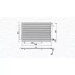 Condenseur, climatisation MAGNETI MARELLI 350203930000 - Visuel 1