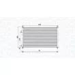 Condenseur, climatisation MAGNETI MARELLI 350203933000 - Visuel 1
