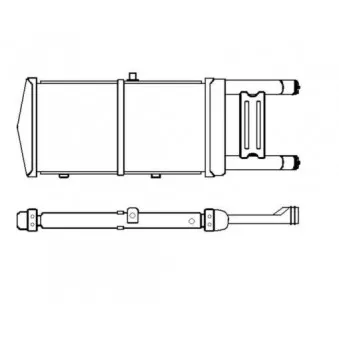 Radiateur, refroidissement du moteur NRF 50538