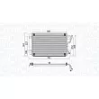 Condenseur, climatisation MAGNETI MARELLI 350203951000 - Visuel 1