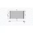 Condenseur, climatisation MAGNETI MARELLI 350203953000 - Visuel 2