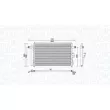 Condenseur, climatisation MAGNETI MARELLI 350203974000 - Visuel 1