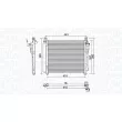 Condenseur, climatisation MAGNETI MARELLI 350203980000 - Visuel 1