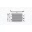 Condenseur, climatisation MAGNETI MARELLI 350203981000 - Visuel 1