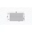 Condenseur, climatisation MAGNETI MARELLI 350203987000 - Visuel 1