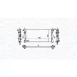 Radiateur, refroidissement du moteur MAGNETI MARELLI 350213126900 - Visuel 1